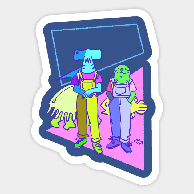 BESTIES Sticker by rapidpunches